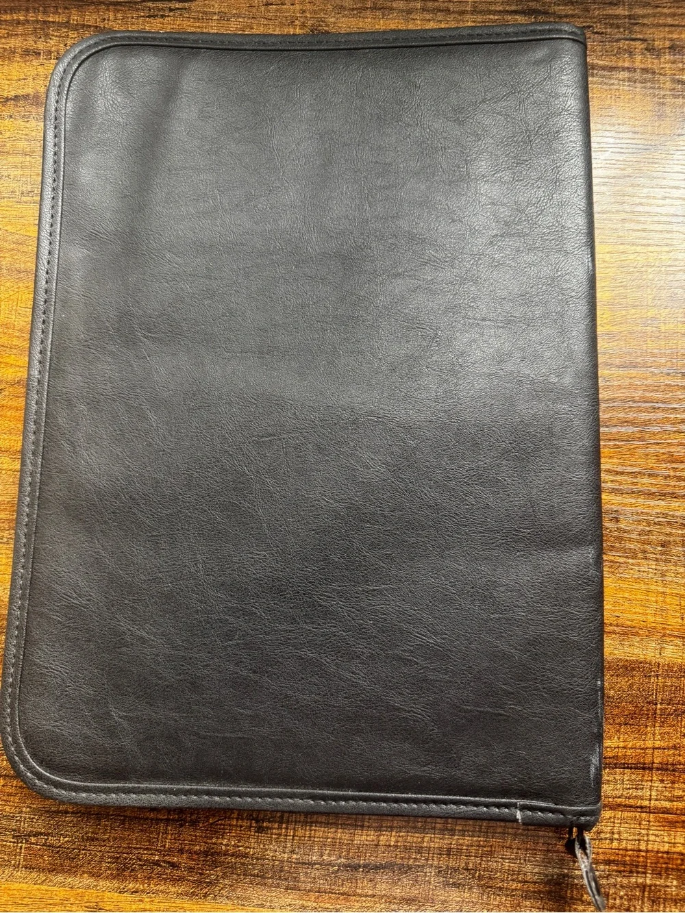 FHC Black Leather Tablet Portfolio Case by